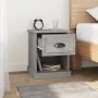 Mesita de noche madera contrachapada gris Sonoma 39x39x47,5 cm de vidaXL, Mesitas de noche - Ref: Foro24-816140, Precio: 39,3...