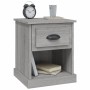 Mesita de noche madera contrachapada gris Sonoma 39x39x47,5 cm de vidaXL, Mesitas de noche - Ref: Foro24-816140, Precio: 39,7...