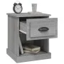 Mesita de noche madera contrachapada gris Sonoma 39x39x47,5 cm de vidaXL, Mesitas de noche - Ref: Foro24-816140, Precio: 39,3...
