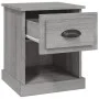 Mesita de noche madera contrachapada gris Sonoma 39x39x47,5 cm de vidaXL, Mesitas de noche - Ref: Foro24-816140, Precio: 39,3...