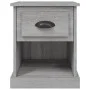 Mesita de noche madera contrachapada gris Sonoma 39x39x47,5 cm de vidaXL, Mesitas de noche - Ref: Foro24-816140, Precio: 39,3...
