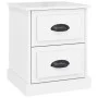 Nachttisch aus glänzend weißem Sperrholz, 39 x 39 x 47,5 cm von vidaXL, Nachttische - Ref: Foro24-816148, Preis: 38,79 €, Rab...
