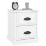 Nachttisch aus glänzend weißem Sperrholz, 39 x 39 x 47,5 cm von vidaXL, Nachttische - Ref: Foro24-816148, Preis: 38,79 €, Rab...