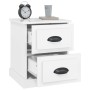 Nachttisch aus glänzend weißem Sperrholz, 39 x 39 x 47,5 cm von vidaXL, Nachttische - Ref: Foro24-816148, Preis: 39,17 €, Rab...