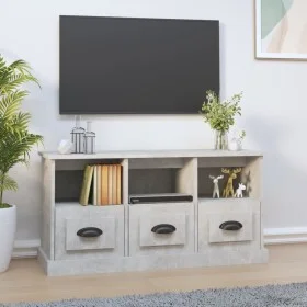 Mueble para TV madera contrachapada gris hormigón 100x35x50 cm de vidaXL, Muebles TV - Ref: Foro24-816292, Precio: 74,87 €, D...