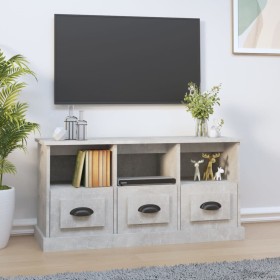 TV-Schrank aus betongrauem Sperrholz, 100 x 35 x 50 cm von vidaXL, TV-Möbel - Ref: Foro24-816292, Preis: 75,82 €, Rabatt: %