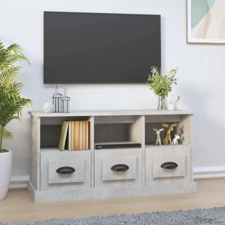 TV-Schrank aus betongrauem Sperrholz, 100 x 35 x 50 cm von vidaXL, TV-Möbel - Ref: Foro24-816292, Preis: 74,87 €, Rabatt: %