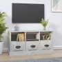 TV-Schrank aus betongrauem Sperrholz, 100 x 35 x 50 cm von vidaXL, TV-Möbel - Ref: Foro24-816292, Preis: 74,87 €, Rabatt: %