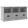 Mueble para TV madera contrachapada gris hormigón 100x35x50 cm de vidaXL, Muebles TV - Ref: Foro24-816292, Precio: 75,82 €, D...