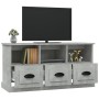TV-Schrank aus betongrauem Sperrholz, 100 x 35 x 50 cm von vidaXL, TV-Möbel - Ref: Foro24-816292, Preis: 75,82 €, Rabatt: %