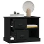Mesita de noche negra 60x35,5x45 cm de vidaXL, Mesitas de noche - Ref: Foro24-816369, Precio: 55,33 €, Descuento: %