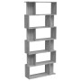 Plywood gray Sonoma shelf/screen 80x24x192 cm by vidaXL, Bookcases and shelves - Ref: Foro24-816060, Price: 81,11 €, Discount: %