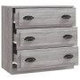 Aparador de madera contrachapada gris Sonoma 70x35,5x67,5 cm de vidaXL, Aparadores - Ref: Foro24-816230, Precio: 100,20 €, De...