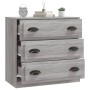 Aparador de madera contrachapada gris Sonoma 70x35,5x67,5 cm de vidaXL, Aparadores - Ref: Foro24-816230, Precio: 100,20 €, De...