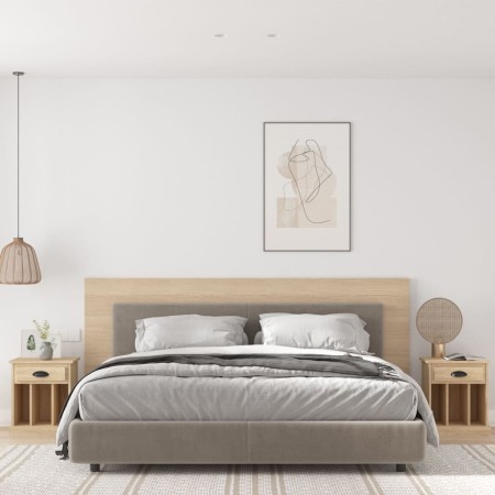 Bedside tables 2 units Sonoma oak color 43x36x50 cm by vidaXL, Nightstands - Ref: Foro24-816351, Price: 65,38 €, Discount: %