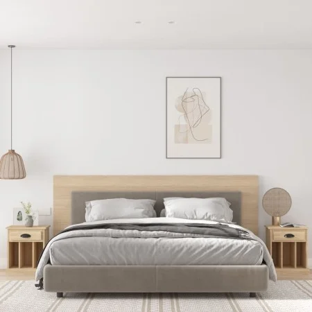 Bedside tables 2 units Sonoma oak color 43x36x50 cm by vidaXL, Nightstands - Ref: Foro24-816351, Price: 64,70 €, Discount: %