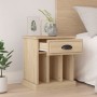 Bedside tables 2 units Sonoma oak color 43x36x50 cm by vidaXL, Nightstands - Ref: Foro24-816351, Price: 65,38 €, Discount: %