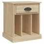 Bedside tables 2 units Sonoma oak color 43x36x50 cm by vidaXL, Nightstands - Ref: Foro24-816351, Price: 64,70 €, Discount: %