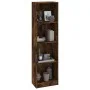 4-stufiges Regal aus geräuchertem Eichenholz, 40 x 24 x 143 cm von vidaXL, Bücherregale und Regale - Ref: Foro24-816065, Prei...
