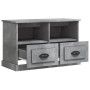 TV-Schrank aus betongrauem Sperrholz, 80 x 35 x 50 cm von vidaXL, TV-Möbel - Ref: Foro24-816284, Preis: 53,68 €, Rabatt: %