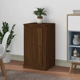 Aparador madera contrachapada marrón roble 37,5x35,5x67,5 cm de vidaXL, Aparadores - Ref: Foro24-816214, Precio: 46,81 €, Des...