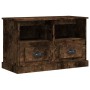 Mueble para TV madera contrachapada roble ahumado 80x35x50 cm de vidaXL, Muebles TV - Ref: Foro24-816285, Precio: 61,52 €, De...