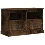 TV-Schrank aus geräuchertem Eichensperrholz, 80 x 35 x 50 cm von vidaXL, TV-Möbel - Ref: Foro24-816285, Preis: 60,85 €, Rabat...