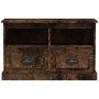 TV-Schrank aus geräuchertem Eichensperrholz, 80 x 35 x 50 cm von vidaXL, TV-Möbel - Ref: Foro24-816285, Preis: 61,60 €, Rabat...