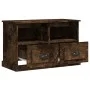 TV-Schrank aus geräuchertem Eichensperrholz, 80 x 35 x 50 cm von vidaXL, TV-Möbel - Ref: Foro24-816285, Preis: 60,85 €, Rabat...