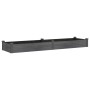 Flowerbed planter with gray fir wood lining 240x60x25 cm by vidaXL, Pots and planters - Ref: Foro24-364300, Price: 97,39 €, D...