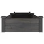 Flowerbed planter with gray fir wood lining 240x60x25 cm by vidaXL, Pots and planters - Ref: Foro24-364300, Price: 94,72 €, D...