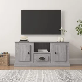 Sonoma TV-Möbel aus grauem Sperrholz 100x35,5x45 cm von vidaXL, TV-Möbel - Ref: Foro24-816462, Preis: 74,92 €, Rabatt: %