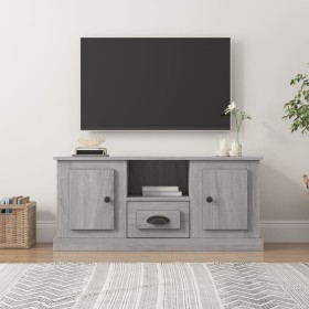 Sonoma TV-Möbel aus grauem Sperrholz 100x35,5x45 cm von vidaXL, TV-Möbel - Ref: Foro24-816462, Preis: 75,89 €, Rabatt: %