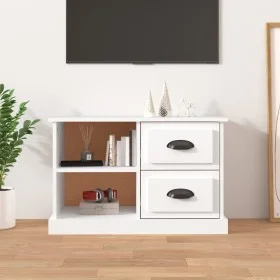 Weißer TV-Schrank aus Sperrholz, 73 x 35,5 x 47,5 cm von vidaXL, TV-Möbel - Ref: Foro24-816168, Preis: 58,71 €, Rabatt: %