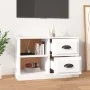 Weißer TV-Schrank aus Sperrholz, 73 x 35,5 x 47,5 cm von vidaXL, TV-Möbel - Ref: Foro24-816168, Preis: 58,71 €, Rabatt: %