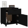 Archivador con ruedas madera contrachapada negro 45x38x54 cm von vidaXL, Schränke und Lagerung - Ref: Foro24-811521, Preis: 5...