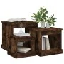 Coffee tables 3 units smoked oak engineered wood by vidaXL, Coffee table - Ref: Foro24-816493, Price: 70,30 €, Discount: %