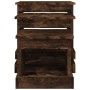 Mesas de centro 3 uds madera de ingeniería roble ahumado de vidaXL, Mesas de centro - Ref: Foro24-816493, Precio: 71,06 €, De...