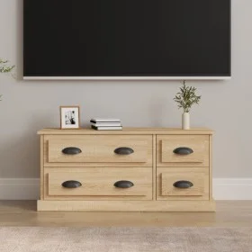 Mueble para TV madera contrachapada roble Sonoma 100x35,5x45 cm de vidaXL, Muebles TV - Ref: Foro24-816451, Precio: 80,53 €, ...