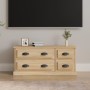 TV-Schrank aus Sonoma-Eichensperrholz, 100 x 35,5 x 45 cm von vidaXL, TV-Möbel - Ref: Foro24-816451, Preis: 81,54 €, Rabatt: %