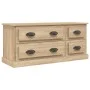 TV-Schrank aus Sonoma-Eichensperrholz, 100 x 35,5 x 45 cm von vidaXL, TV-Möbel - Ref: Foro24-816451, Preis: 80,53 €, Rabatt: %
