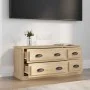 TV-Schrank aus Sonoma-Eichensperrholz, 100 x 35,5 x 45 cm von vidaXL, TV-Möbel - Ref: Foro24-816451, Preis: 80,53 €, Rabatt: %