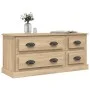 TV-Schrank aus Sonoma-Eichensperrholz, 100 x 35,5 x 45 cm von vidaXL, TV-Möbel - Ref: Foro24-816451, Preis: 80,53 €, Rabatt: %