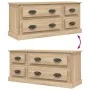 TV-Schrank aus Sonoma-Eichensperrholz, 100 x 35,5 x 45 cm von vidaXL, TV-Möbel - Ref: Foro24-816451, Preis: 80,53 €, Rabatt: %