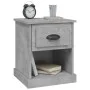 Mesitas de noche 2 uds madera contrachapada gris 39x39x47,5 cm de vidaXL, Mesitas de noche - Ref: Foro24-816137, Precio: 55,3...