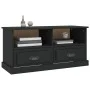 Schwarzer TV-Schrank aus Sperrholz, 93 x 35,5 x 45 cm von vidaXL, TV-Möbel - Ref: Foro24-816465, Preis: 54,58 €, Rabatt: %