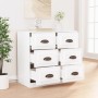 Weißes Sperrholz-Sideboard 70x35,5x67,5 cm von vidaXL, Sideboards - Ref: Foro24-816432, Preis: 107,21 €, Rabatt: %