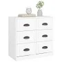 Weißes Sperrholz-Sideboard 70x35,5x67,5 cm von vidaXL, Sideboards - Ref: Foro24-816432, Preis: 106,01 €, Rabatt: %