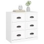 Weißes Sperrholz-Sideboard 70x35,5x67,5 cm von vidaXL, Sideboards - Ref: Foro24-816432, Preis: 107,21 €, Rabatt: %