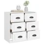 Weißes Sperrholz-Sideboard 70x35,5x67,5 cm von vidaXL, Sideboards - Ref: Foro24-816432, Preis: 106,01 €, Rabatt: %